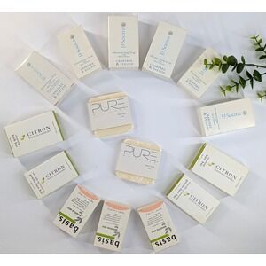 LOT 15!🌿Vntg Crabtree Evelyn La Source Citron Pure Gloss Basis Travel Soap Bar